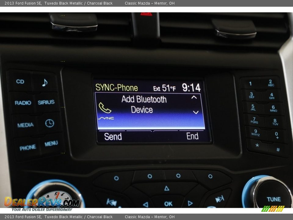 2013 Ford Fusion SE Tuxedo Black Metallic / Charcoal Black Photo #12