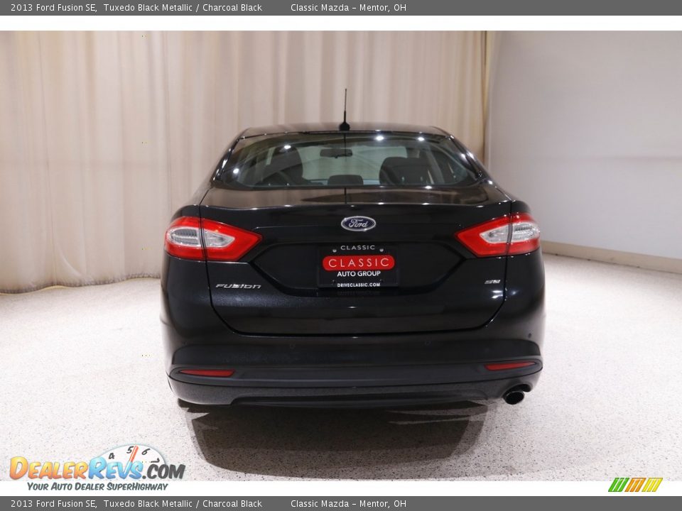 2013 Ford Fusion SE Tuxedo Black Metallic / Charcoal Black Photo #17