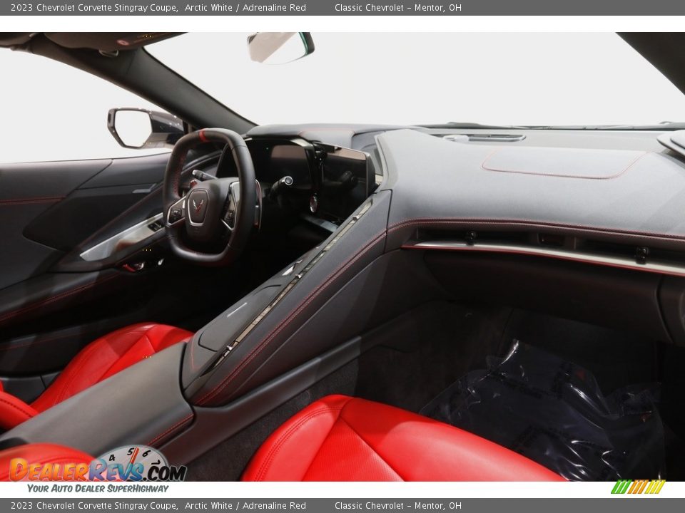 2023 Chevrolet Corvette Stingray Coupe Arctic White / Adrenaline Red Photo #21