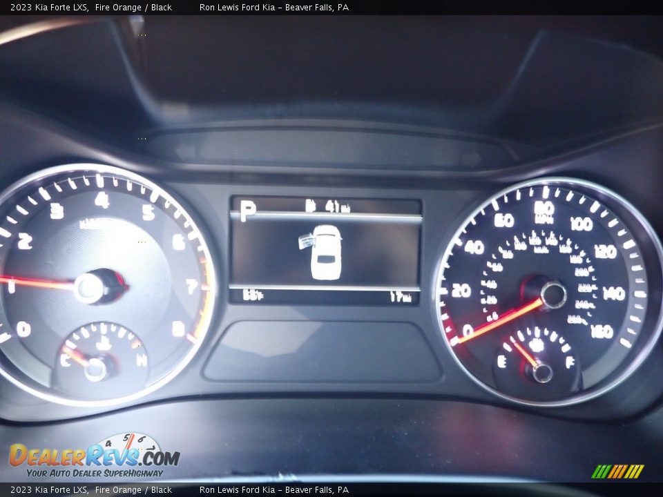 2023 Kia Forte LXS Fire Orange / Black Photo #16