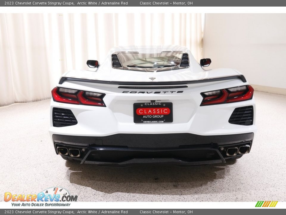 2023 Chevrolet Corvette Stingray Coupe Arctic White / Adrenaline Red Photo #23