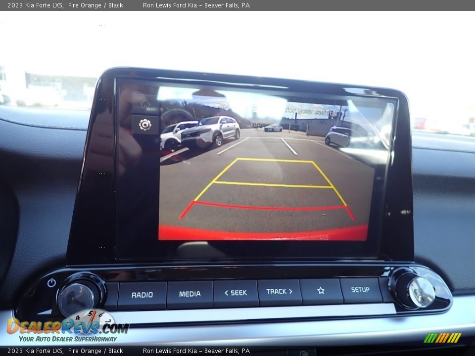 2023 Kia Forte LXS Fire Orange / Black Photo #18