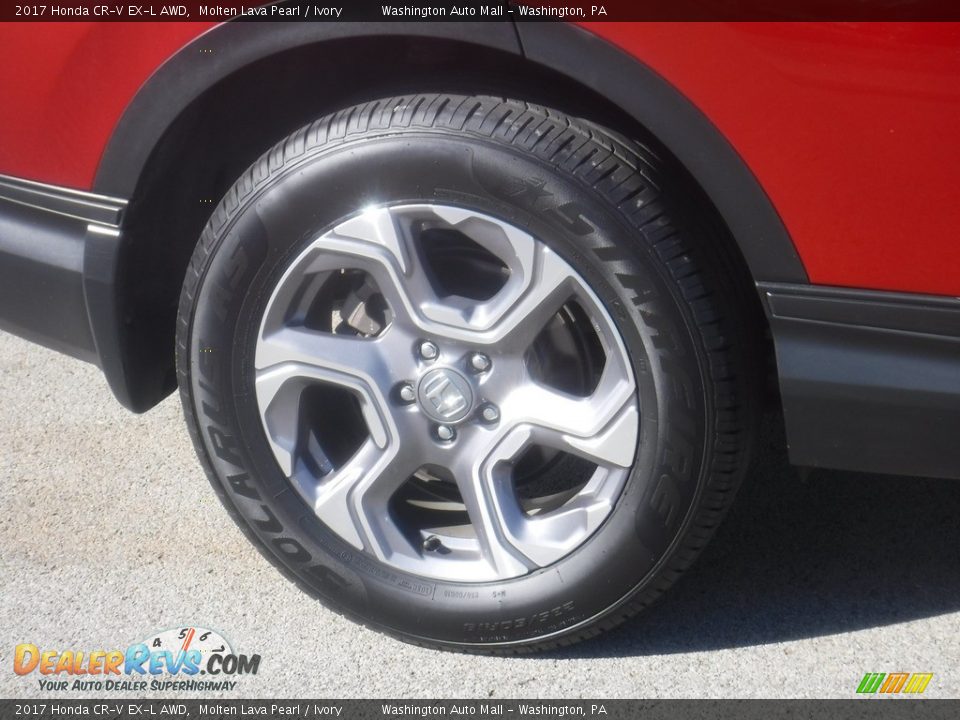 2017 Honda CR-V EX-L AWD Molten Lava Pearl / Ivory Photo #3