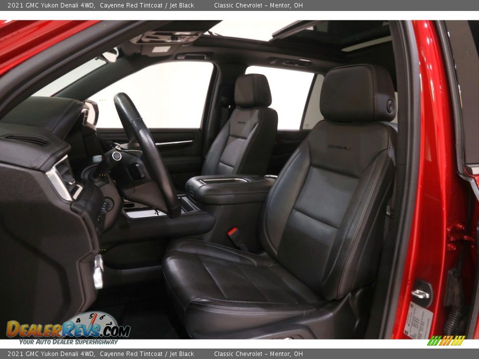 2021 GMC Yukon Denali 4WD Cayenne Red Tintcoat / Jet Black Photo #5