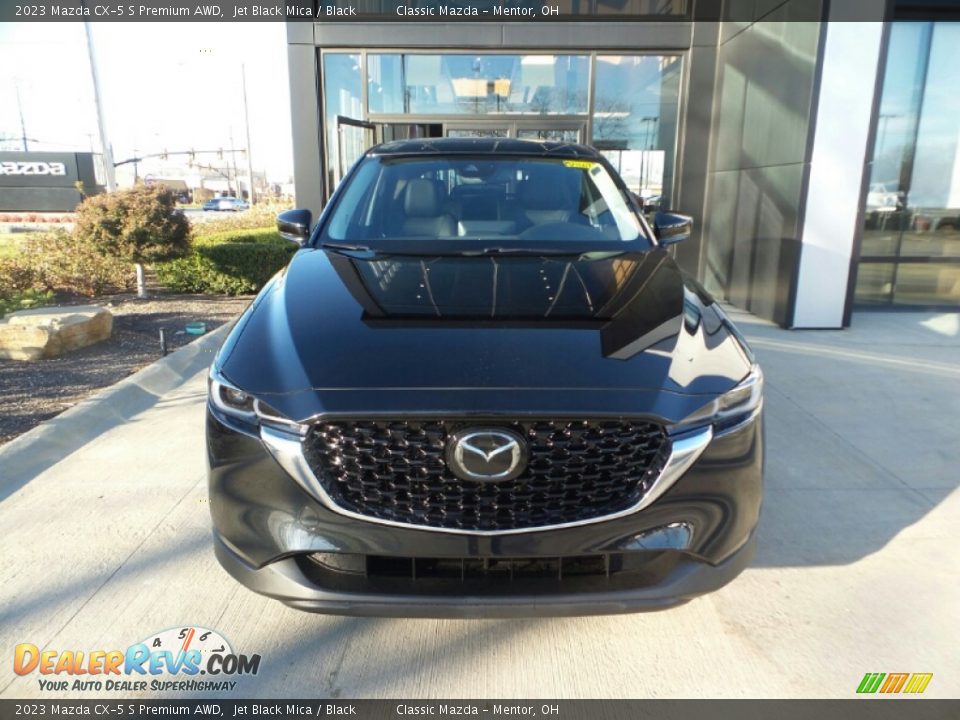 2023 Mazda CX-5 S Premium AWD Jet Black Mica / Black Photo #2