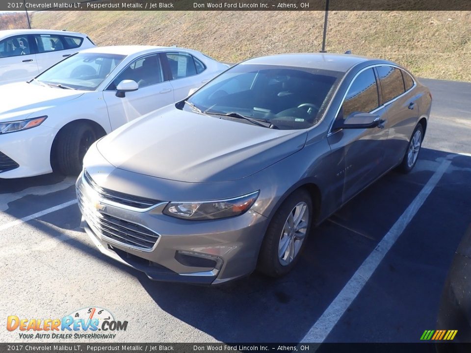2017 Chevrolet Malibu LT Pepperdust Metallic / Jet Black Photo #7