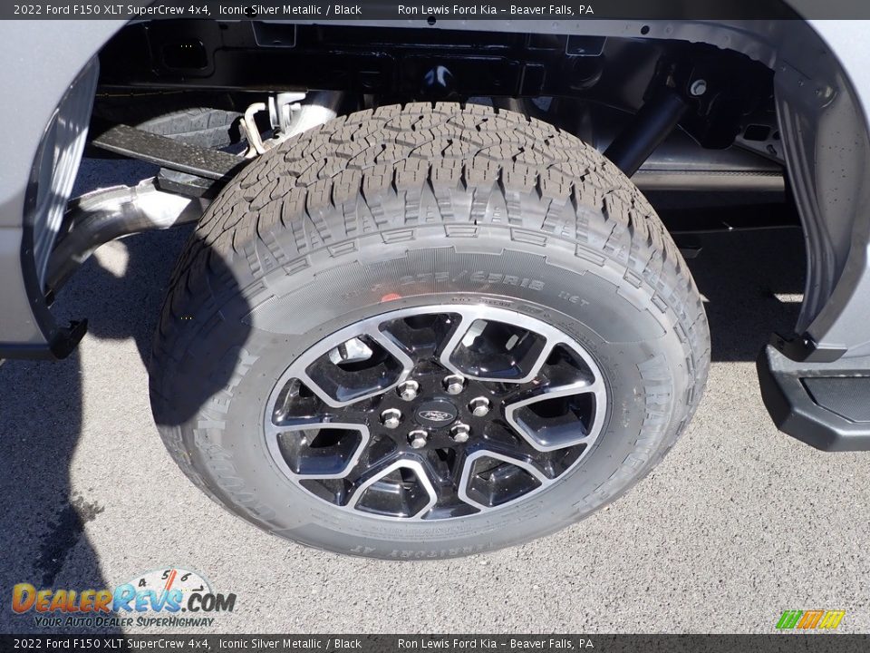 2022 Ford F150 XLT SuperCrew 4x4 Iconic Silver Metallic / Black Photo #9