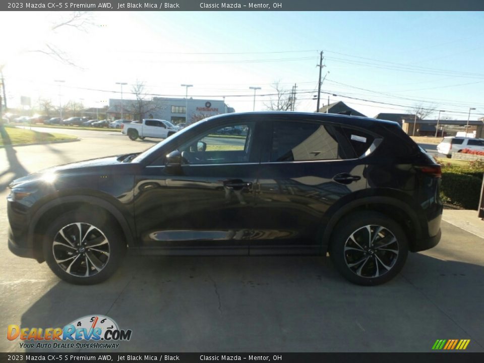 2023 Mazda CX-5 S Premium AWD Jet Black Mica / Black Photo #6
