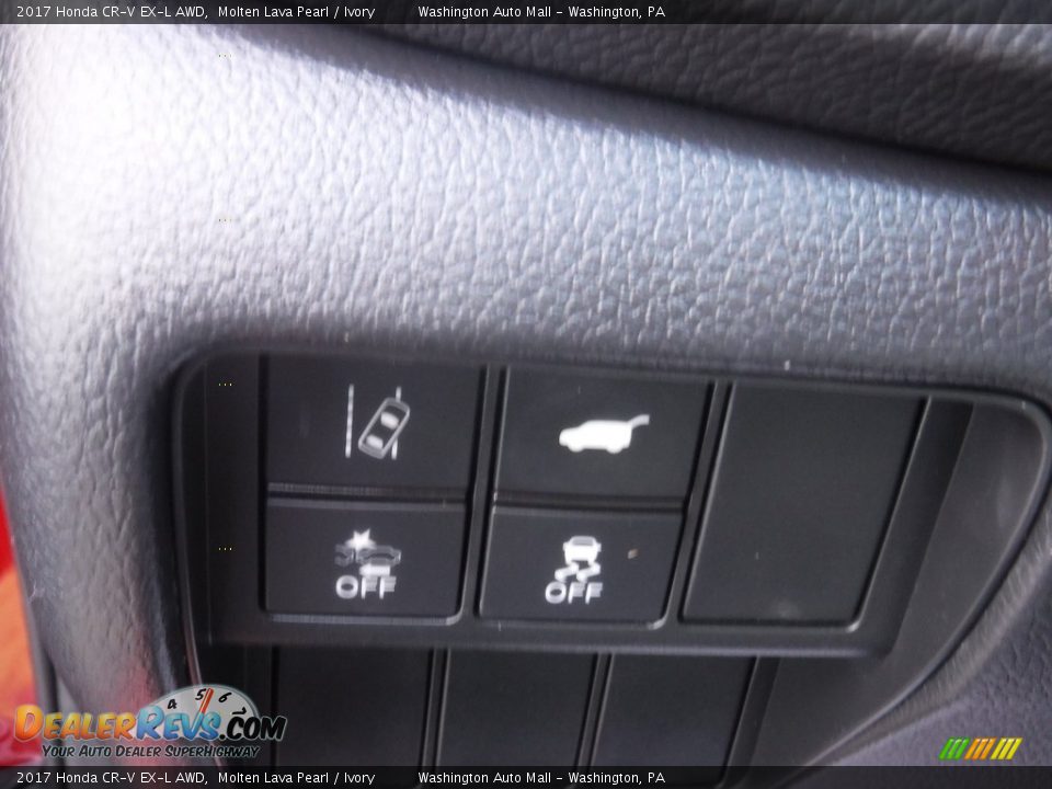 2017 Honda CR-V EX-L AWD Molten Lava Pearl / Ivory Photo #13