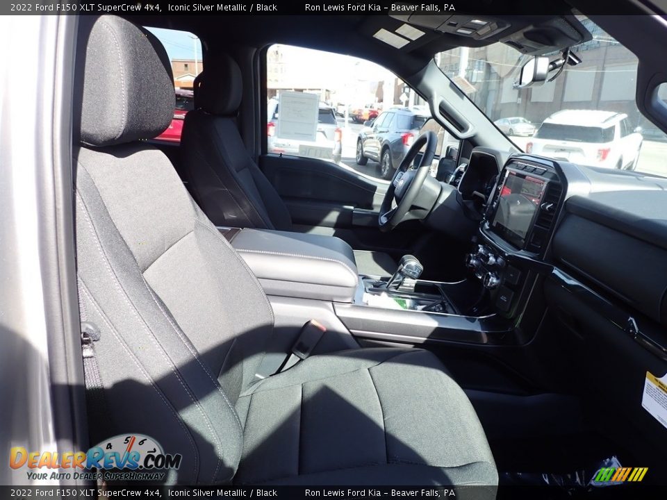 2022 Ford F150 XLT SuperCrew 4x4 Iconic Silver Metallic / Black Photo #11