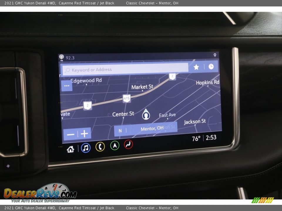 2021 GMC Yukon Denali 4WD Cayenne Red Tintcoat / Jet Black Photo #13