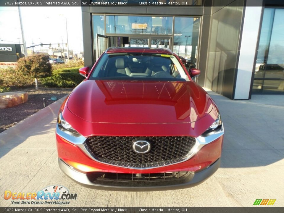 2022 Mazda CX-30 S Preferred AWD Soul Red Crystal Metallic / Black Photo #2