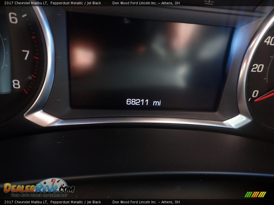 2017 Chevrolet Malibu LT Pepperdust Metallic / Jet Black Photo #13