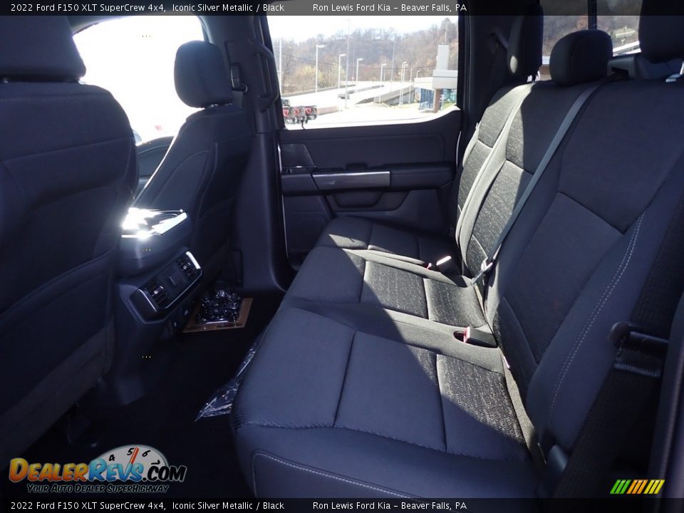 2022 Ford F150 XLT SuperCrew 4x4 Iconic Silver Metallic / Black Photo #13