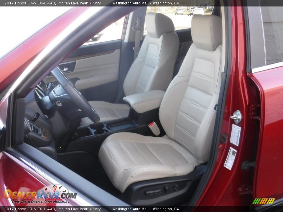 2017 Honda CR-V EX-L AWD Molten Lava Pearl / Ivory Photo #15
