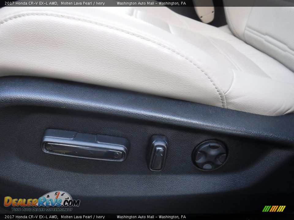 2017 Honda CR-V EX-L AWD Molten Lava Pearl / Ivory Photo #16