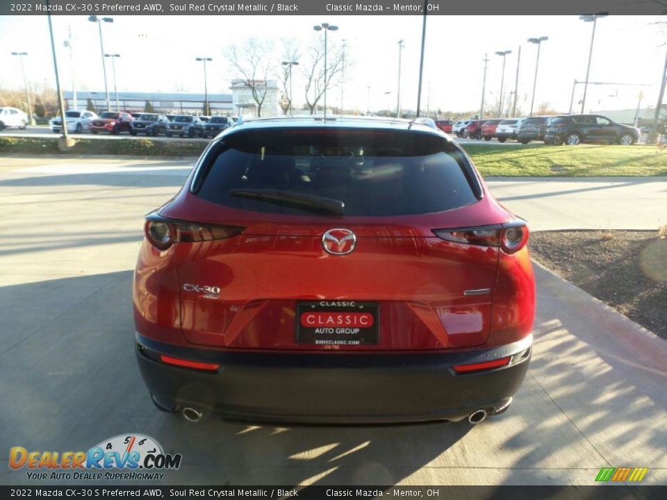 2022 Mazda CX-30 S Preferred AWD Soul Red Crystal Metallic / Black Photo #5