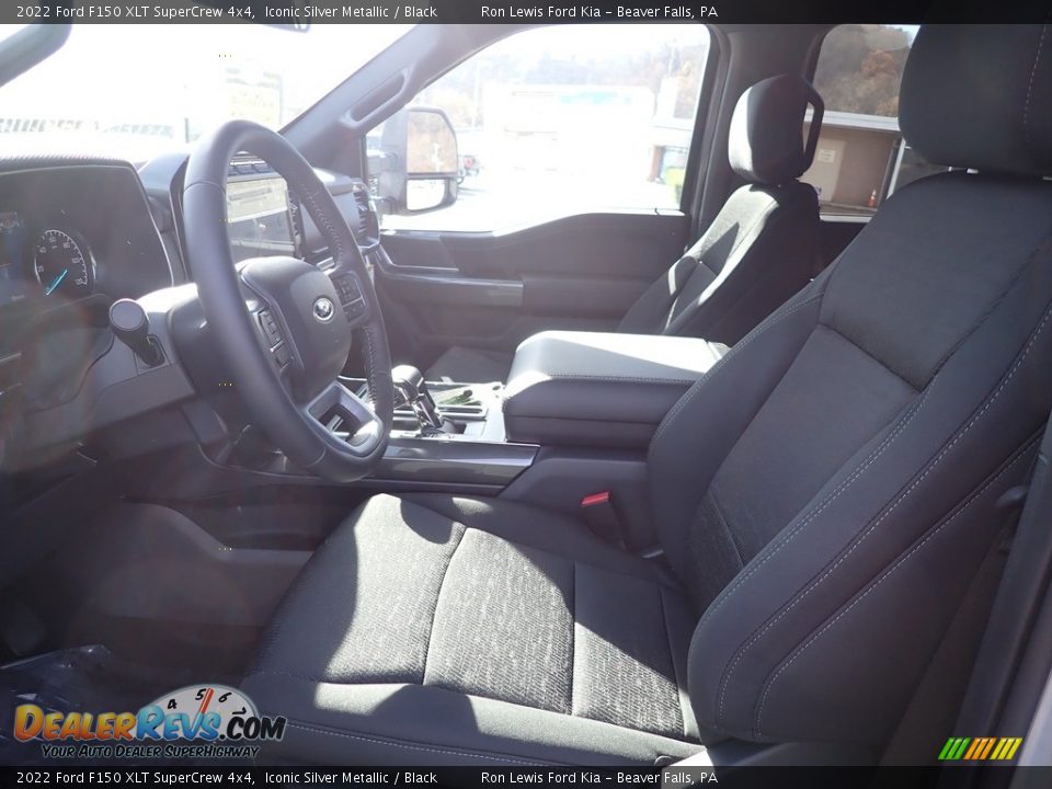 2022 Ford F150 XLT SuperCrew 4x4 Iconic Silver Metallic / Black Photo #15