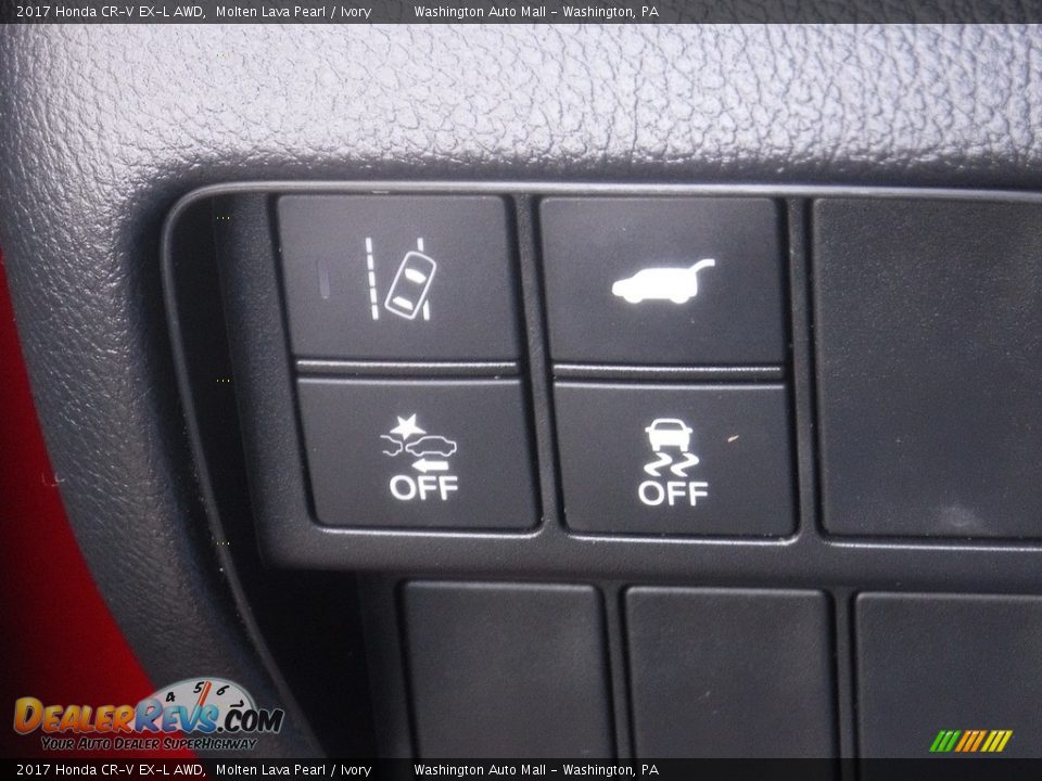 2017 Honda CR-V EX-L AWD Molten Lava Pearl / Ivory Photo #17
