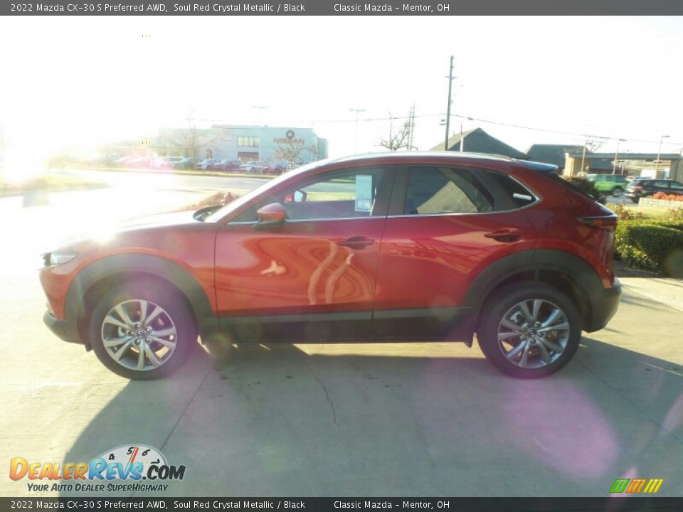 2022 Mazda CX-30 S Preferred AWD Soul Red Crystal Metallic / Black Photo #6
