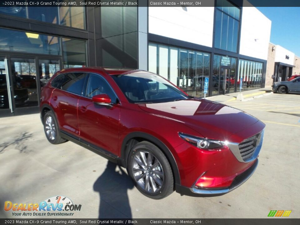 2023 Mazda CX-9 Grand Touring AWD Soul Red Crystal Metallic / Black Photo #1