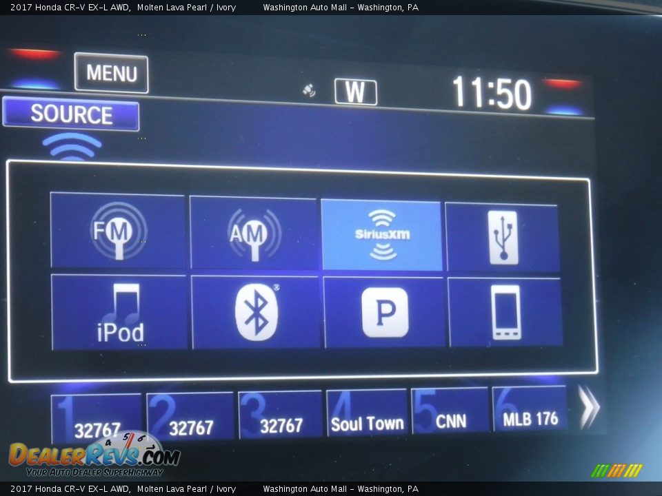 2017 Honda CR-V EX-L AWD Molten Lava Pearl / Ivory Photo #19