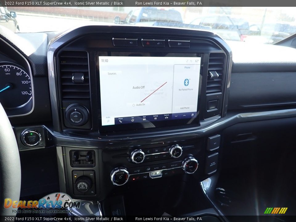 2022 Ford F150 XLT SuperCrew 4x4 Iconic Silver Metallic / Black Photo #18