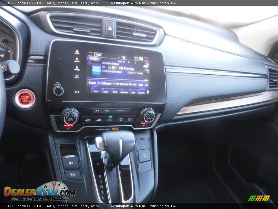 2017 Honda CR-V EX-L AWD Molten Lava Pearl / Ivory Photo #21