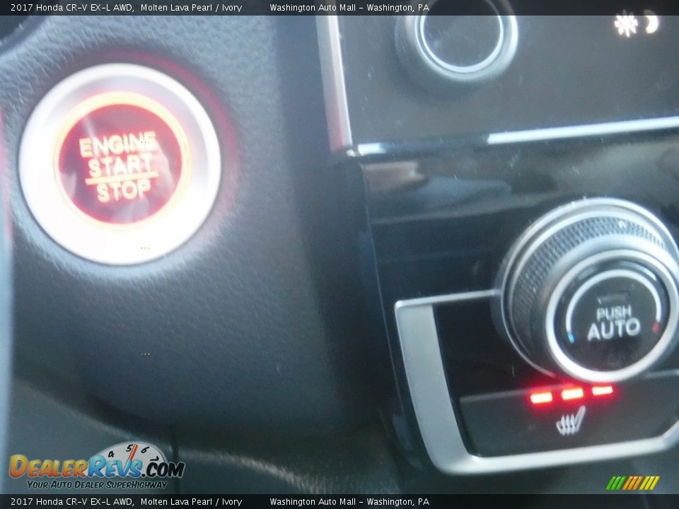 2017 Honda CR-V EX-L AWD Molten Lava Pearl / Ivory Photo #22