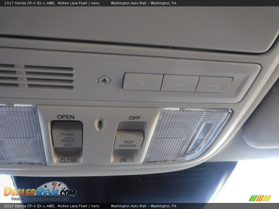 2017 Honda CR-V EX-L AWD Molten Lava Pearl / Ivory Photo #24