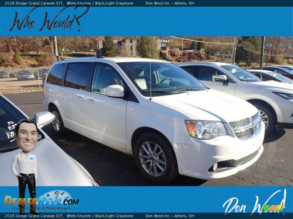 2018 Dodge Grand Caravan SXT White Knuckle / Black/Light Graystone Photo #1