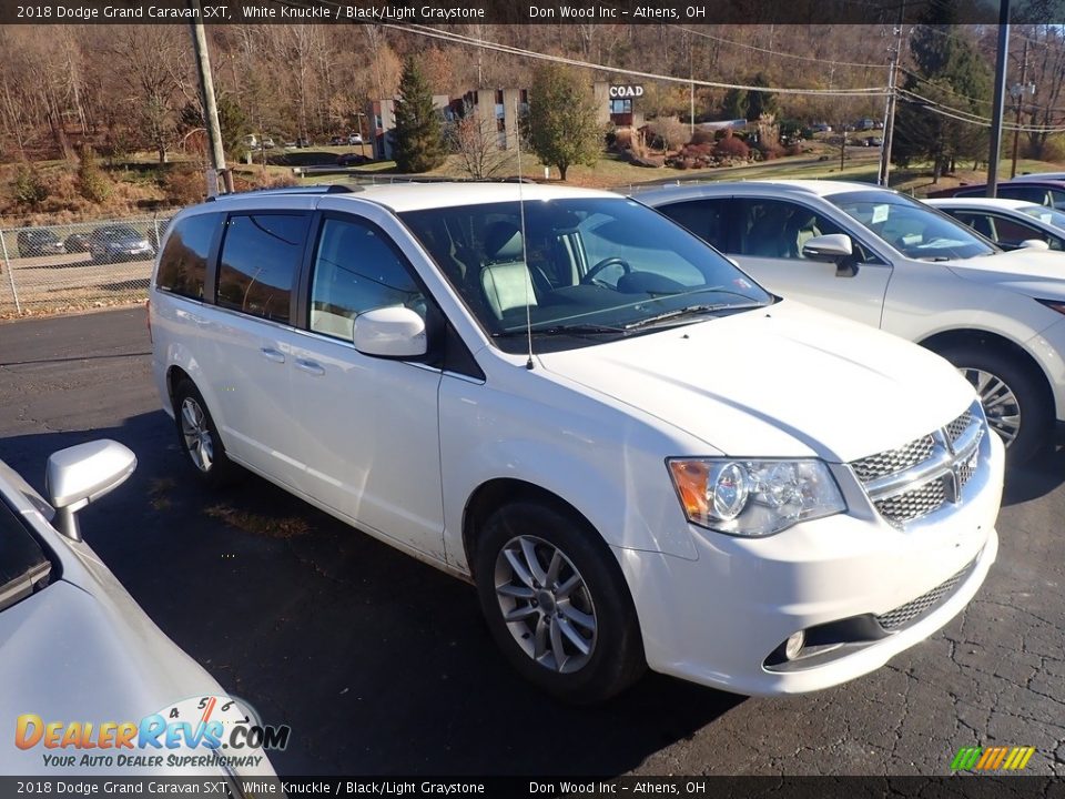 2018 Dodge Grand Caravan SXT White Knuckle / Black/Light Graystone Photo #2