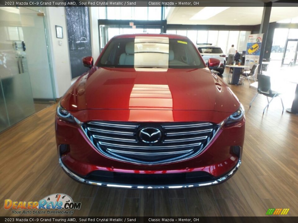 2023 Mazda CX-9 Grand Touring AWD Soul Red Crystal Metallic / Sand Photo #2