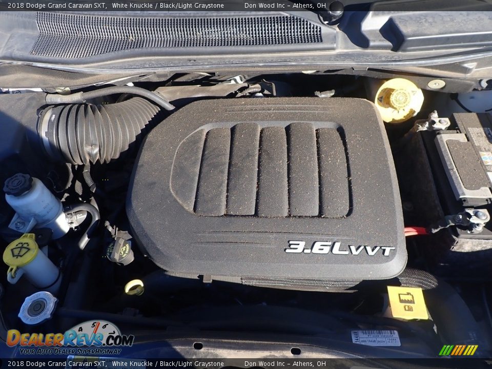 2018 Dodge Grand Caravan SXT White Knuckle / Black/Light Graystone Photo #5