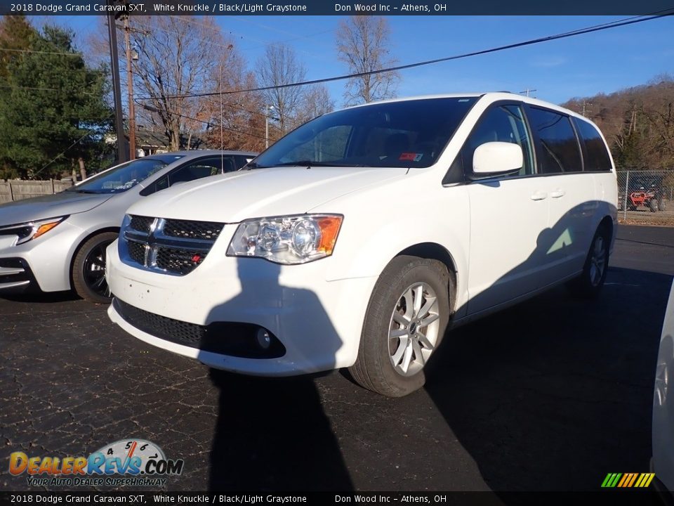2018 Dodge Grand Caravan SXT White Knuckle / Black/Light Graystone Photo #6