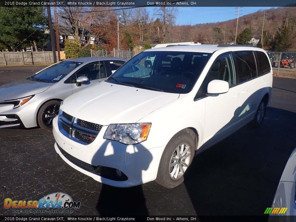 2018 Dodge Grand Caravan SXT White Knuckle / Black/Light Graystone Photo #7