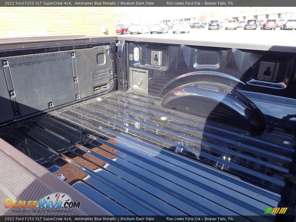 2022 Ford F150 XLT SuperCrew 4x4 Antimatter Blue Metallic / Medium Dark Slate Photo #10