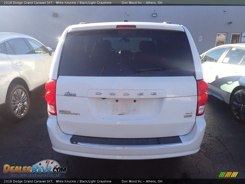 2018 Dodge Grand Caravan SXT White Knuckle / Black/Light Graystone Photo #9