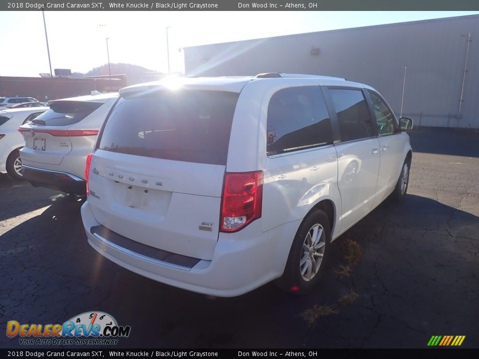 2018 Dodge Grand Caravan SXT White Knuckle / Black/Light Graystone Photo #10