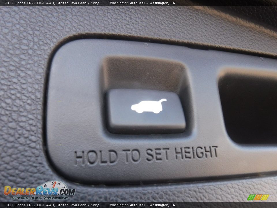 2017 Honda CR-V EX-L AWD Molten Lava Pearl / Ivory Photo #33
