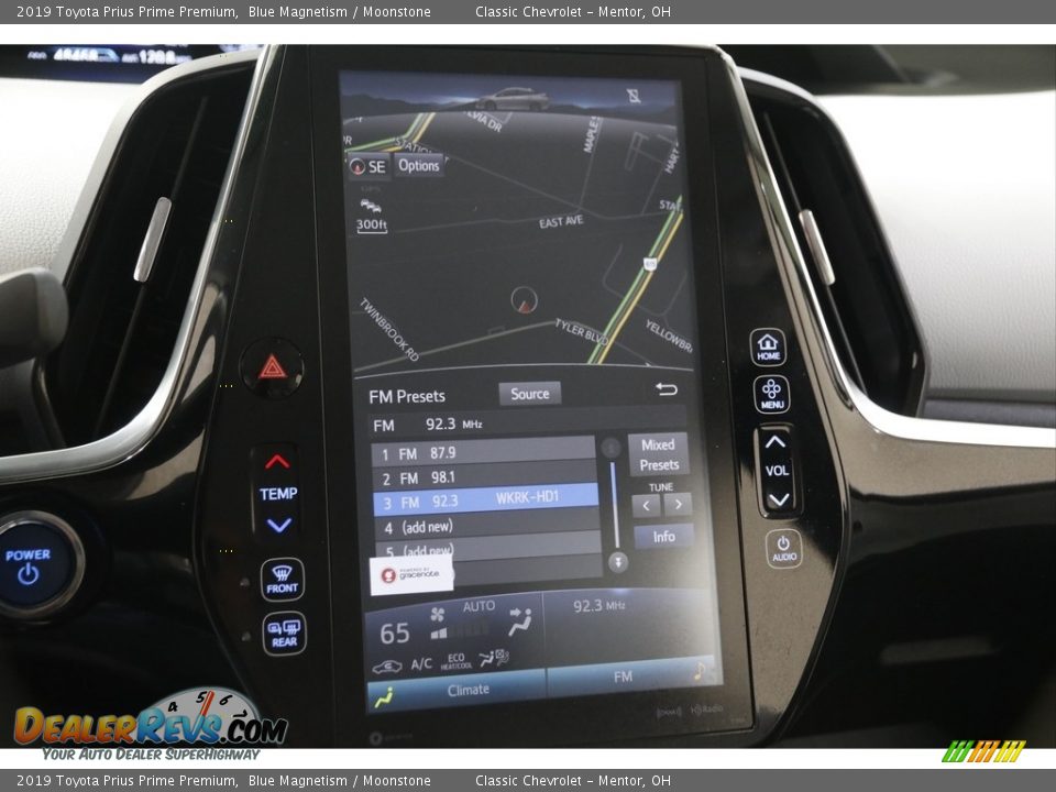 Navigation of 2019 Toyota Prius Prime Premium Photo #11