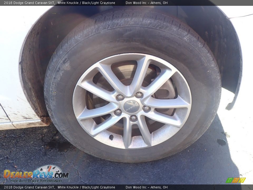 2018 Dodge Grand Caravan SXT White Knuckle / Black/Light Graystone Photo #12
