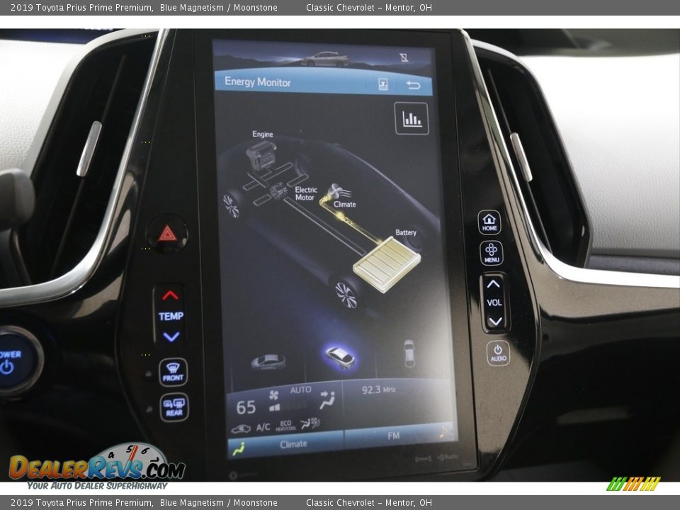 Controls of 2019 Toyota Prius Prime Premium Photo #13