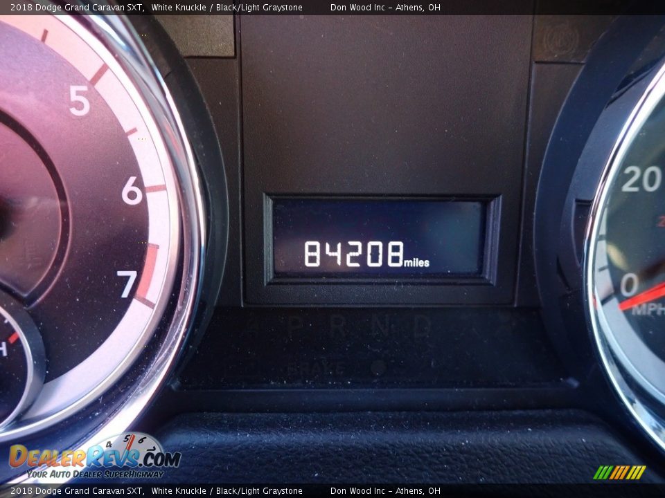 2018 Dodge Grand Caravan SXT White Knuckle / Black/Light Graystone Photo #13