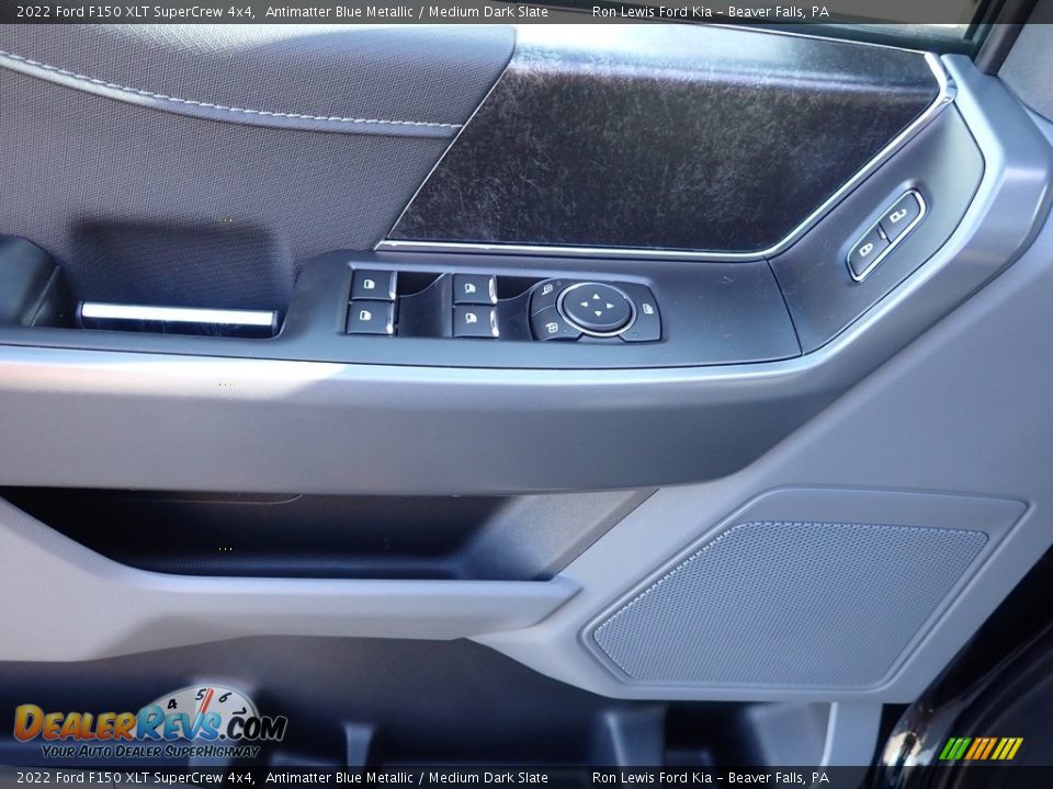 2022 Ford F150 XLT SuperCrew 4x4 Antimatter Blue Metallic / Medium Dark Slate Photo #16
