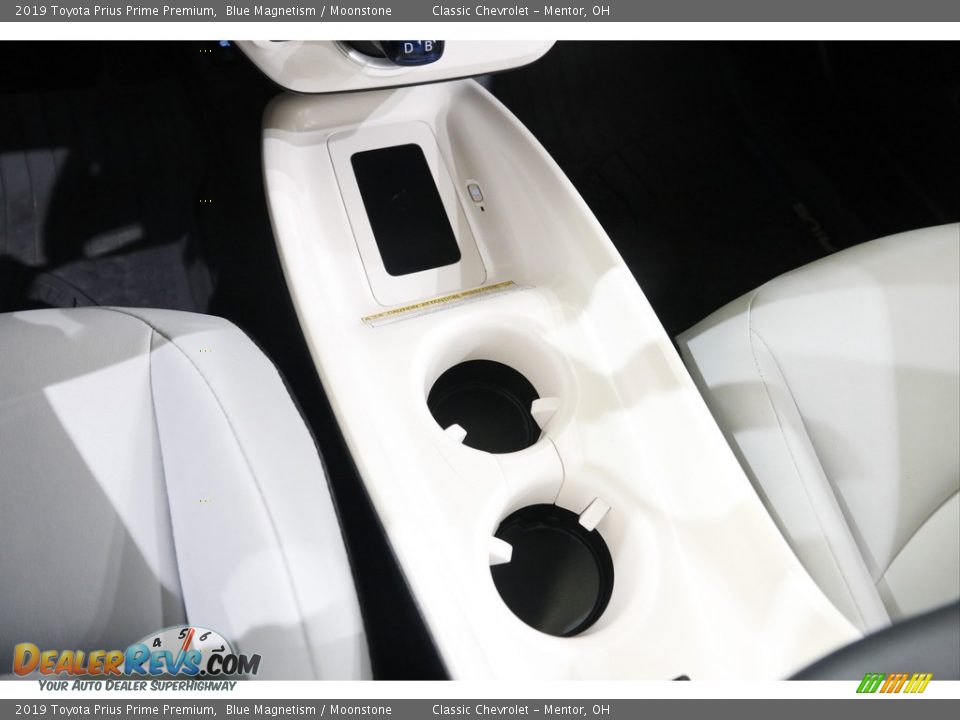 2019 Toyota Prius Prime Premium Blue Magnetism / Moonstone Photo #16