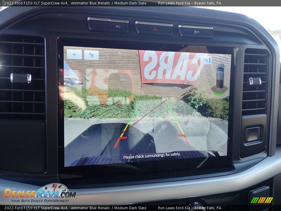2022 Ford F150 XLT SuperCrew 4x4 Antimatter Blue Metallic / Medium Dark Slate Photo #19