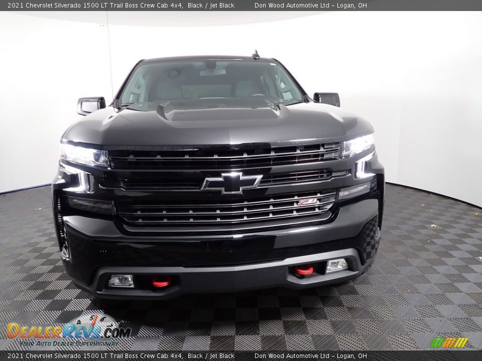 2021 Chevrolet Silverado 1500 LT Trail Boss Crew Cab 4x4 Black / Jet Black Photo #5
