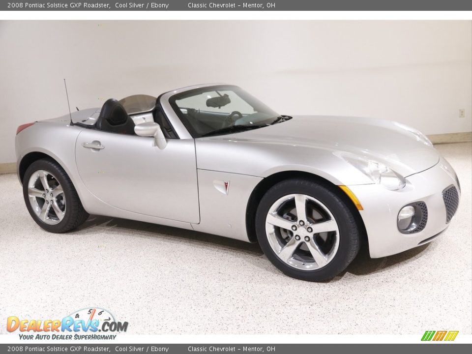 2008 Pontiac Solstice GXP Roadster Cool Silver / Ebony Photo #1