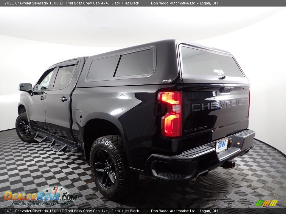 2021 Chevrolet Silverado 1500 LT Trail Boss Crew Cab 4x4 Black / Jet Black Photo #7